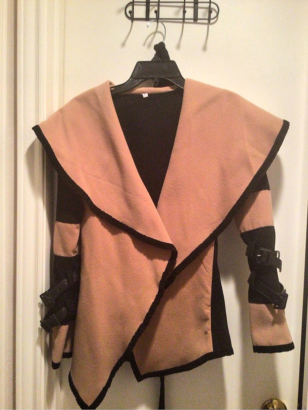 Brown & Black Wrap Jacket NWOT SZ S